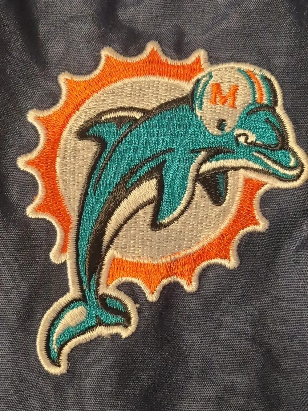 Vintage '90s NFL Game Day Miami Dolphins Windbreaker